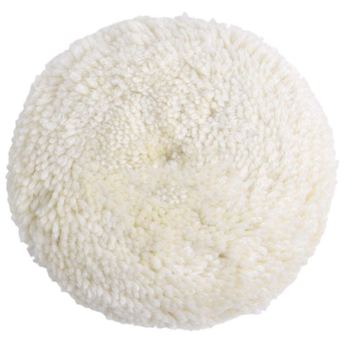 Hook & Loop Buffing Pad for Compound Cutting & Polishing, 100% Wool